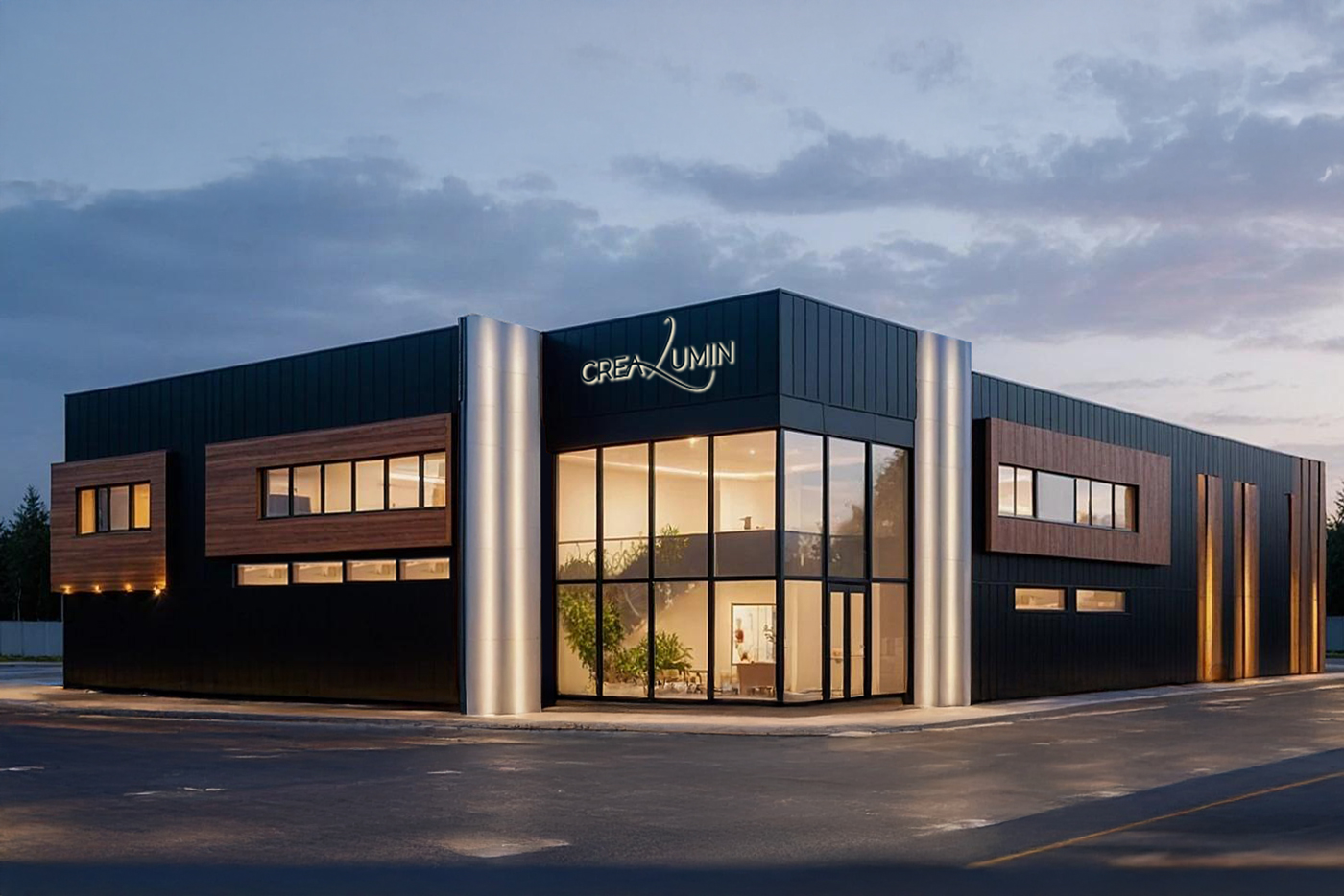 Nouvelle usine Créalum’in à Coupvray – site de production de luminaires sur mesure et d’éclairage design en Seine-et-Marne